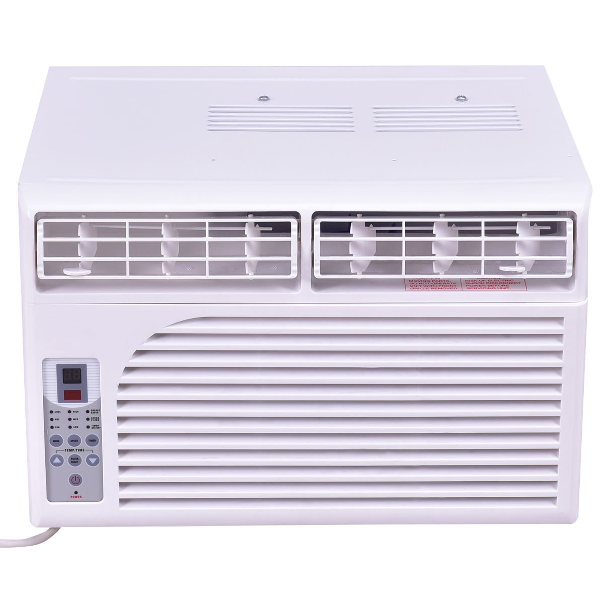 New 8K BTU White Compact 115V Window-Mounted Air Conditioner With Remote Control