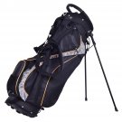 9"" Golf Stand Bag Club 7 Way Divider Carry Organizer Pockets Storage Black New