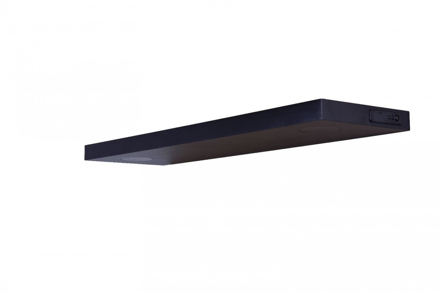 48""L Wall Mount Bluetooth Wireless or USB Speaker Shelf with Two Speakers