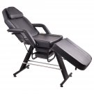 Adjustable Salon SPA Black Massage Bed Tattoo Chair Facial Table Beauty Basket