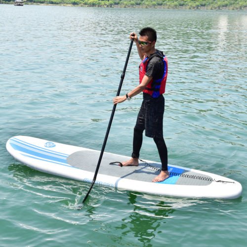 10' Inflatable Stand Up Paddle Board SUP w/ Adjustable Paddle Travel Backpack