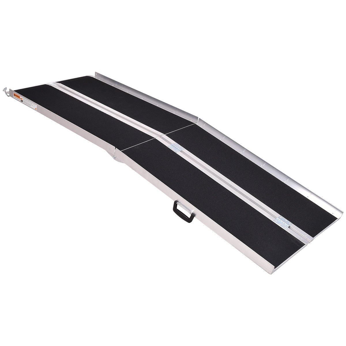 Portable Aluminum Non-skid 7' Multifold Wheelchair Ramp Mobility Scooter Carrier