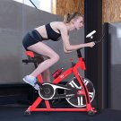 Adjustable Exercise Bike Bicycle Cycling Cardio Fitness LCD w/ 18lb Flywheel