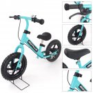 12"" Navy Kids Balance Bike Children Boys & Girls with Brakes and Bell Exercise