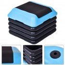 16""Aerobic Step System 4 Risers Fitness Exercise Stepper Platform Cardio Workout