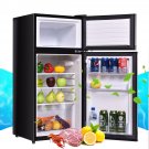 Double Doors 3.4 cu ft. Unit Compact Mini Refrigerator Freezer Cooler Fridge