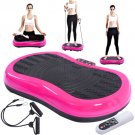 Pink Ultrathin Mini Crazy Fit Vibration Platform Massage Machine Fitness Gym