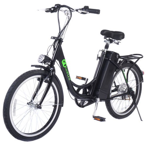 22inch 250W 36V Electric Mountain Bicycle EBike Speed Lithium Battery Black