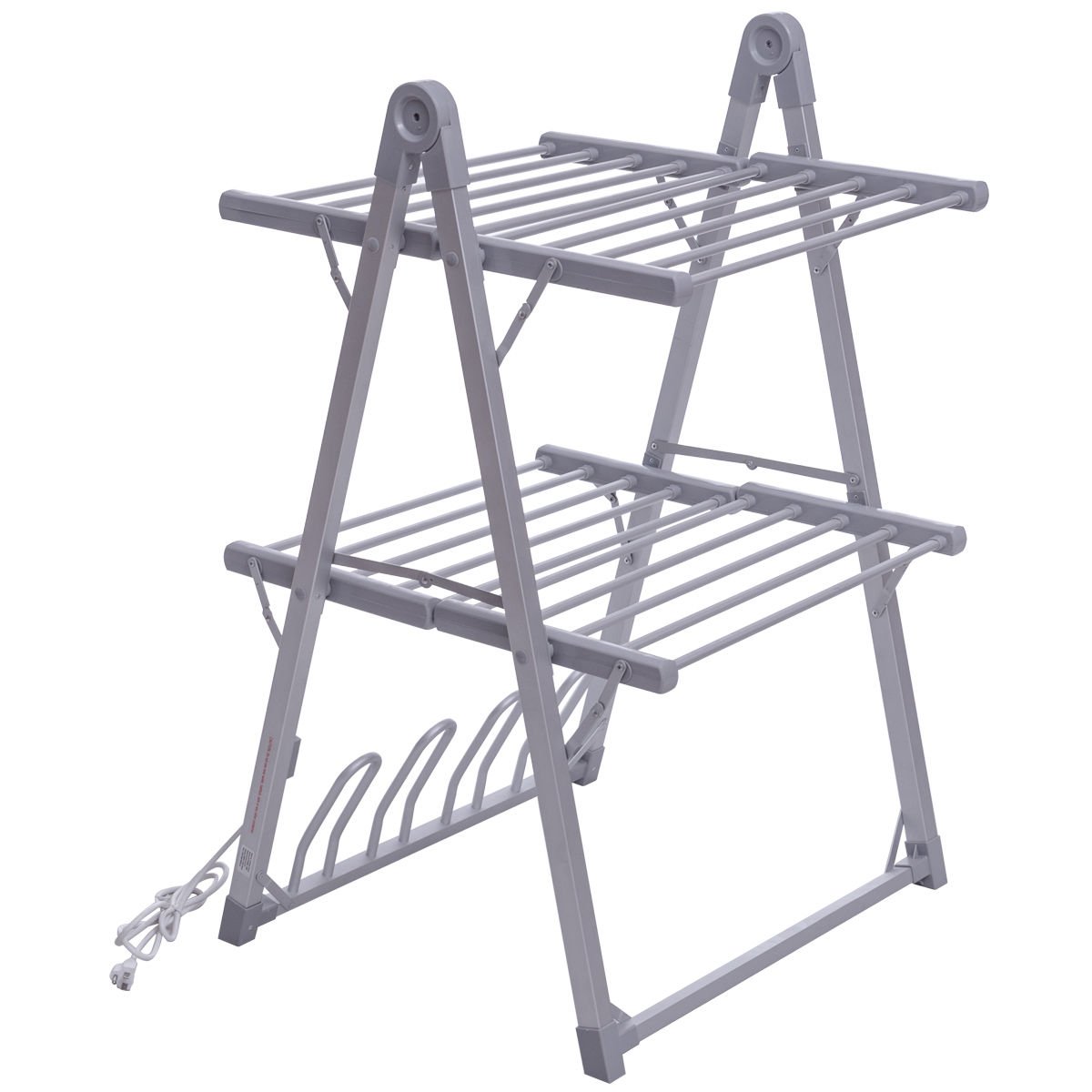 Foldable Multifunction Electric Clothes Towels Shoes Drying Rack Dehumidifies