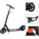 Folding Aluminum 2 Wheel Adult Kick Scooter Adjustable Height Dual Suspensio