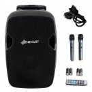 Portable 12"" 2-way 600W Powered Speaker Bluetooth Music Rechargeable Battery