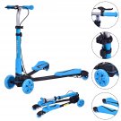 4 Light Up Wheels Foldable Swing Frog Kids Scooter Height Adjustable Handlebar