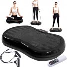 Black Ultrathin Mini Crazy Fit Vibration Platform Massage Machine Fitness Gym