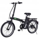 20"" 250W 36V Folding Electric Mountain Bicycle EBike Speed Lithium Battery Black