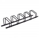 4/5/6 Bike Bicycle Stand Parking Garage Storage Organizer Cycling Rack Black