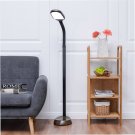 LED Reading Light Standing Floor Lamp Adjustable Gooseneck Energy Saving Oak
