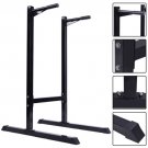 New Dipping Station Pull Push Up Stand Dip Bar Fitness Exercise Workout 500 LB