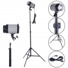 2X160W Photography Studio Lighting Kit Strobe Photo Flash Light Stand Holder