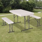 Table and Benches Set Chair Seat Folding Picnic Patio Garden Outdoor Furniture