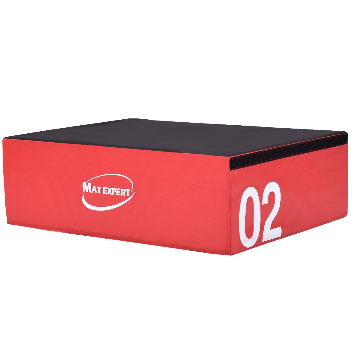 Goplus PVC Soft Foam Jumping Box Plyometric Exercise Fitness Safe 12""