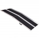 Portable Aluminum Non-skid 8' Multifold Wheelchair Ramp Mobility Scooter Carrier