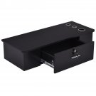 Salon Classic Wall Mount Styling Station Beauty Salon Spa Locking Cabinet Black