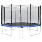 13 FT Trampoline Combo Bounce Jump Safety Enclosure Net W/Spring Pad Ladder