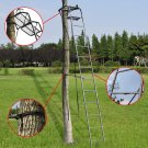15' Deluxe Hunting Ladder Stand Tree Stand Safety Harness Archery Deer TreeStand