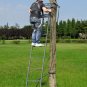 15' Deluxe Hunting Ladder Stand Tree Stand Safety Harness Archery Deer TreeStand