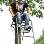 15' Deluxe Hunting Ladder Stand Tree Stand Safety Harness Archery Deer TreeStand