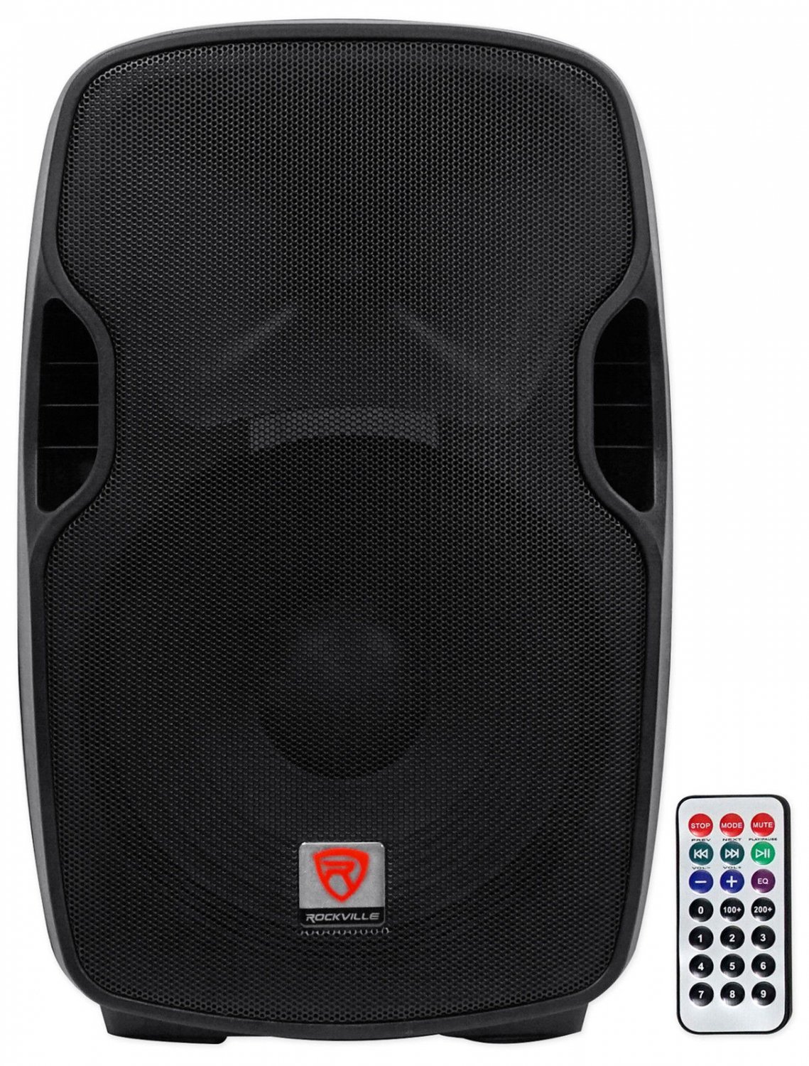 Rockville BPA15 15" Professional Powered Active 800w DJ PA Speaker w Bluetooth