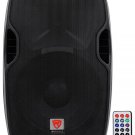 Rockville BPA15 15" Professional Powered Active 800w DJ PA Speaker w Bluetooth