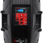 Rockville BPA15 15" Professional Powered Active 800w DJ PA Speaker w Bluetooth