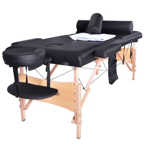 BestMassage Massage Table Portable Facial Bed W/Sheet Cradle Cover 2 ...