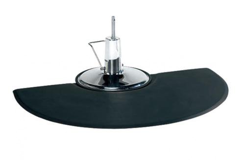 Semi Circle 5'x3' 5/8"" Thick Barber Salon Anti Fatigue Floor Mat Beauty Supplier