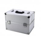 Aluminum Makeup Case Train Case Jewelry Box Cosmetic Organizer 1410