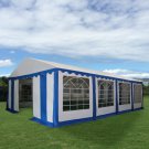 16 2/5'X26' Tent Shelter Heavy Duty Outdoor Party Wedding Canopy Carport Blue