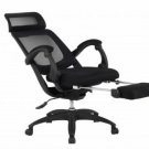 Recliner Office Chair, Executive High Back Mesh Office Gaming Chair with Footres