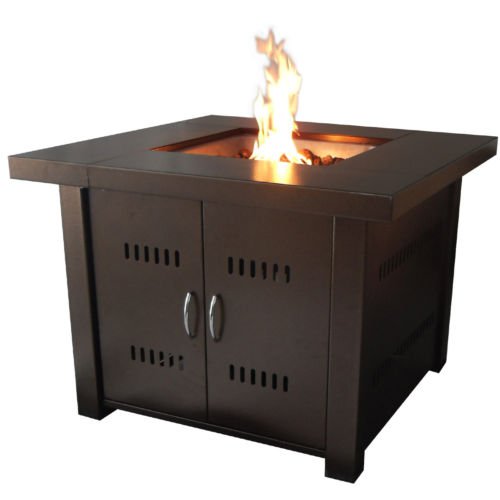 Outdoor Fire Pit Table Patio Deck Backyard Heater Fireplace Propane LP Furniture