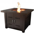 Outdoor Fire Pit Table Patio Deck Backyard Heater Fireplace Propane LP Furniture