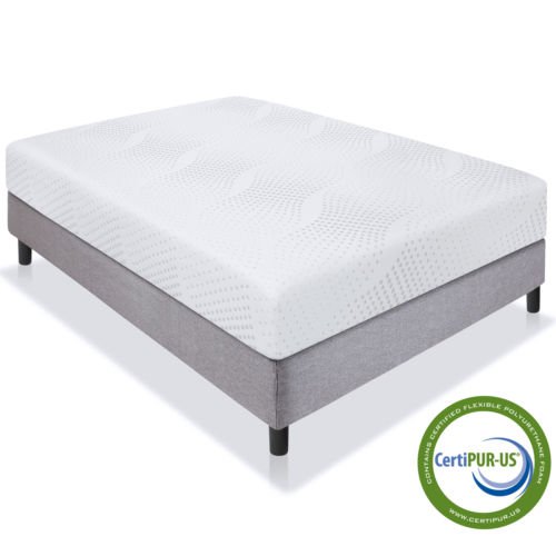 10"" Dual Layered Memory Foam Mattress Full- CertiPUR-US Certified Foam