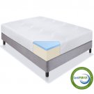 10"" Dual Layered Gel Memory Foam Mattress Twin- CertiPUR-US Certified Foam