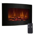 35"" XL Large 1500W Adjustable Electric Wall Mount Fireplace Heater W/Remote New