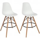 Best Choice Products Eames Style Set Of 2 High Chair Bar Stools