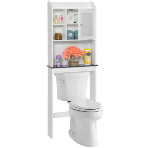 Best Choice Products Bathroom Floor Tower Storage Cabinet - Brown