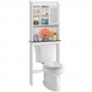 Best Choice Products Bathroom Floor Tower Storage Cabinet - Brown
