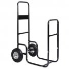 Firewood Carrier Wood Mover Hauler Fire Rack Caddy Cart Dolly Rolling