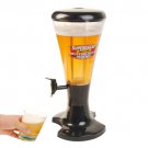 3L Cold Draft Beer Tower Dispenser Plastic with LED Lights New