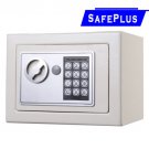 NEW Small White Digital Electronic Safe Box Keypad Lock Home Office Hotel Gun