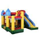New Mighty Inflatable Bounce House Castle Jumper Moonwalk Bouncer Without Blower